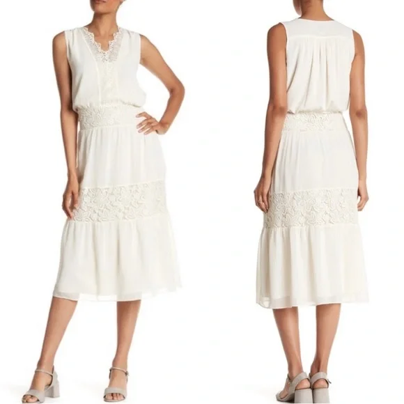 casual midi cotton dresses for women Women's The Felicity Pink Coral Cotton Midi Dress | Size: M